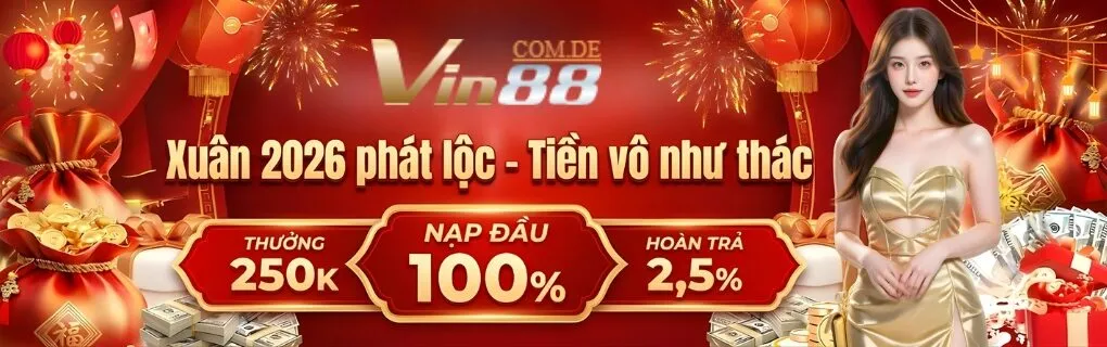 Xuân 2026 phát lộc - Tiền vô như thác Tại Vin88